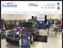 Tablet Screenshot of fairwaycollisioncenter.com